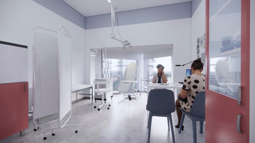 Проектирование и дизайн клиники ЭКО – Кабинет врача, изображение 1