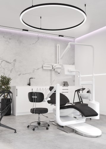 Проектирование и дизайн стоматологической клиники в Жуковке – Кабинет врача-стоматолога, изображение 1