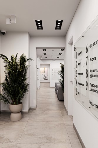 Проектирование и дизайн частной клиники в Москве – Входная группа помещений, изображение 10