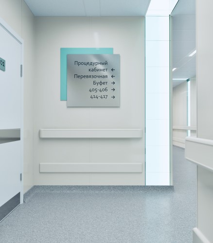 Дизайн и проектирование медицинского центра – Коридор клинического госпиталя, изображение 3