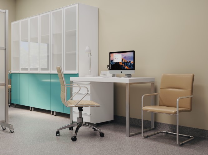 Дизайн и проектирование медицинского центра – Кабинет врача клинического госпиталя, изображение 4