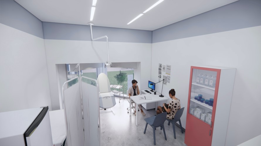 Проектирование и дизайн клиники ЭКО – Кабинет врача, изображение 2