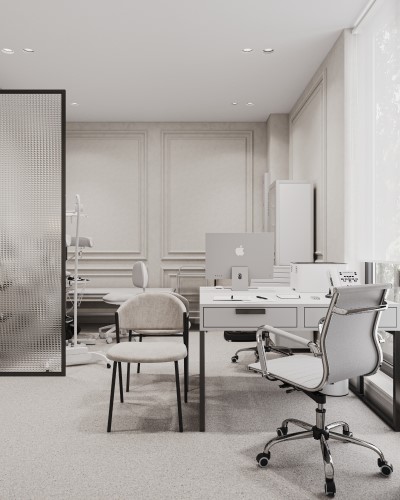 Проектирование и дизайн клиники ЭКО в Душанбе – Кабинет врача-гинеколога, изображение 4