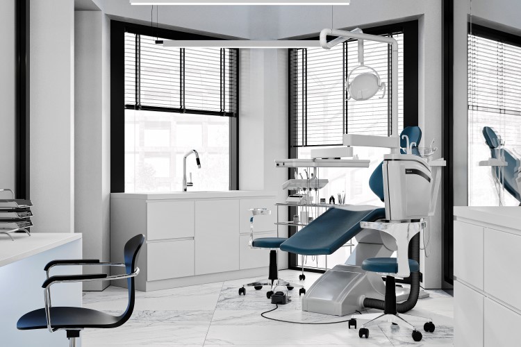 Проектирование и дизайн стоматологической клиники в Москве – Кабинет врача-стоматолога, изображение 6