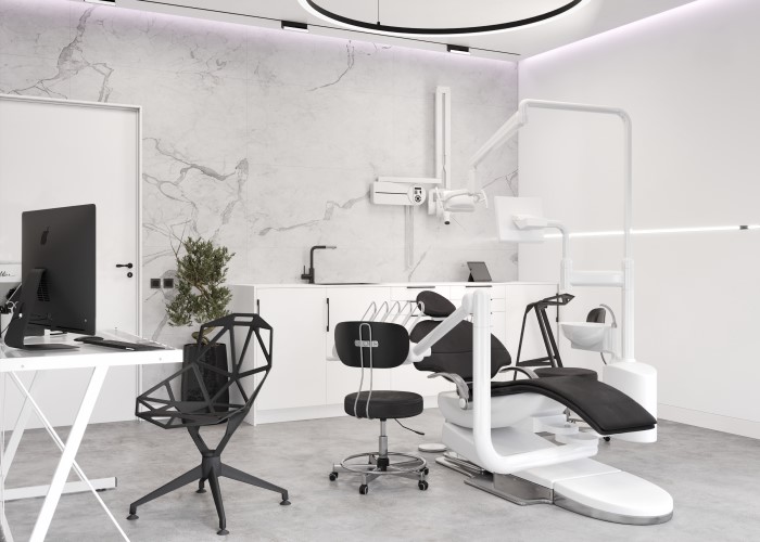 Проектирование и дизайн стоматологической клиники в Жуковке – Кабинет врача-стоматолога, изображение 3