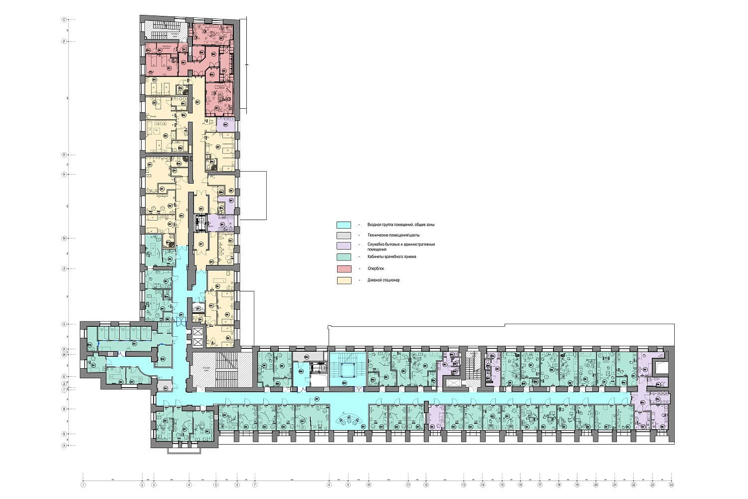 Реконструкция здания медицинского центра
