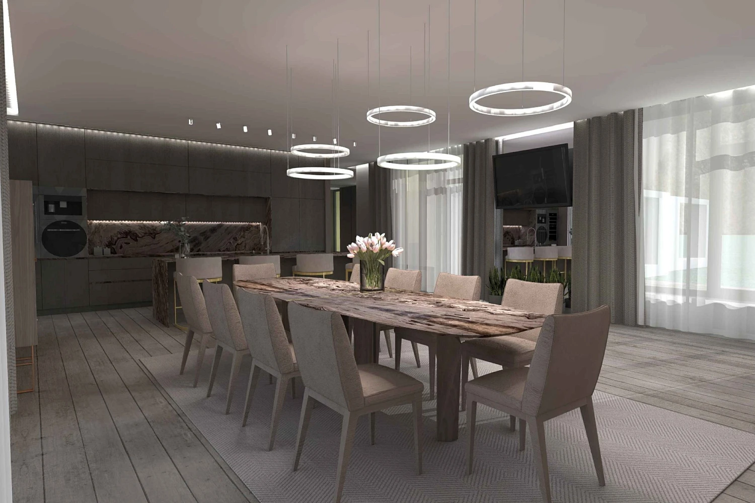 Загородный дом в коттеджном поселке «Миллениум Парк»