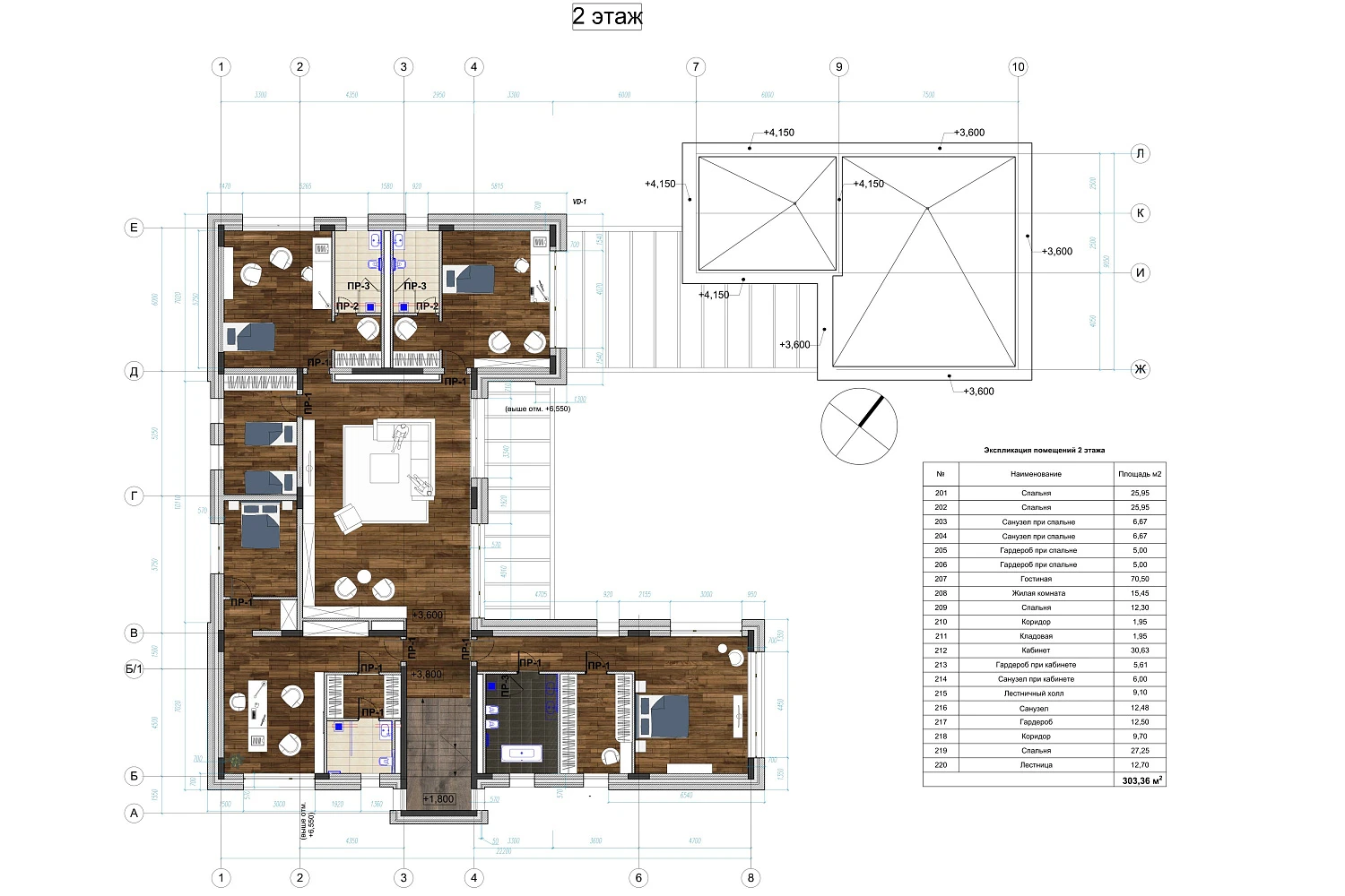 Загородный дом в коттеджном поселке «Миллениум Парк»
