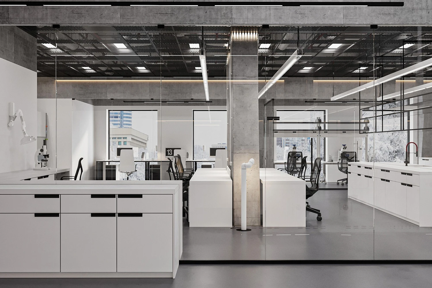 Научно-исследовательский центр с лабораторией