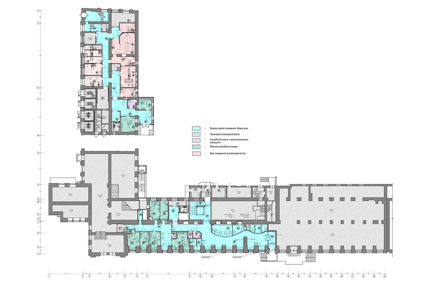 Реконструкция здания медицинского центра