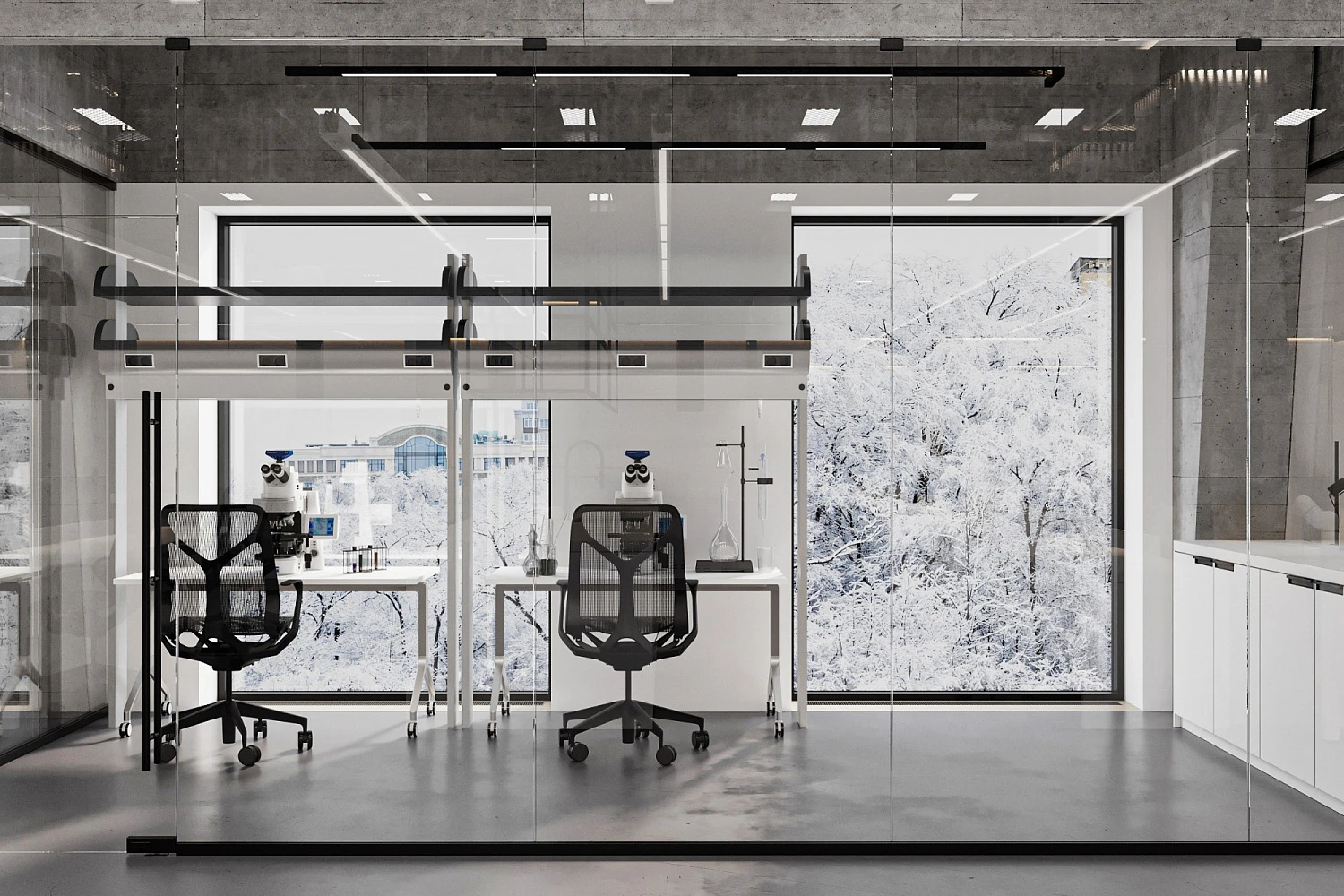 Научно-исследовательский центр с лабораторией