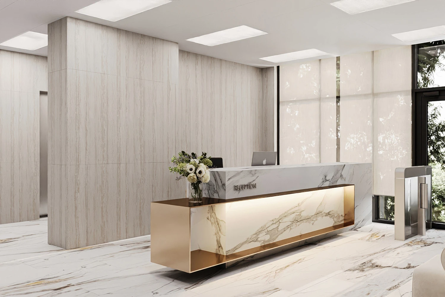 Входная группа бизнес-центра, г. Сочи