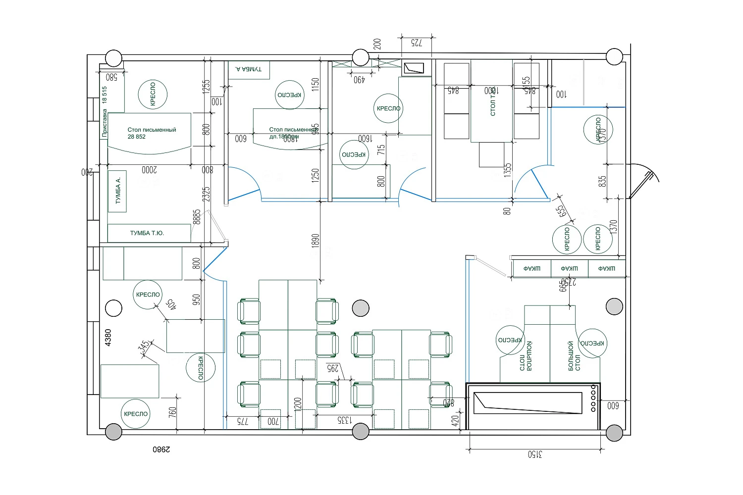 Офис строительной компании