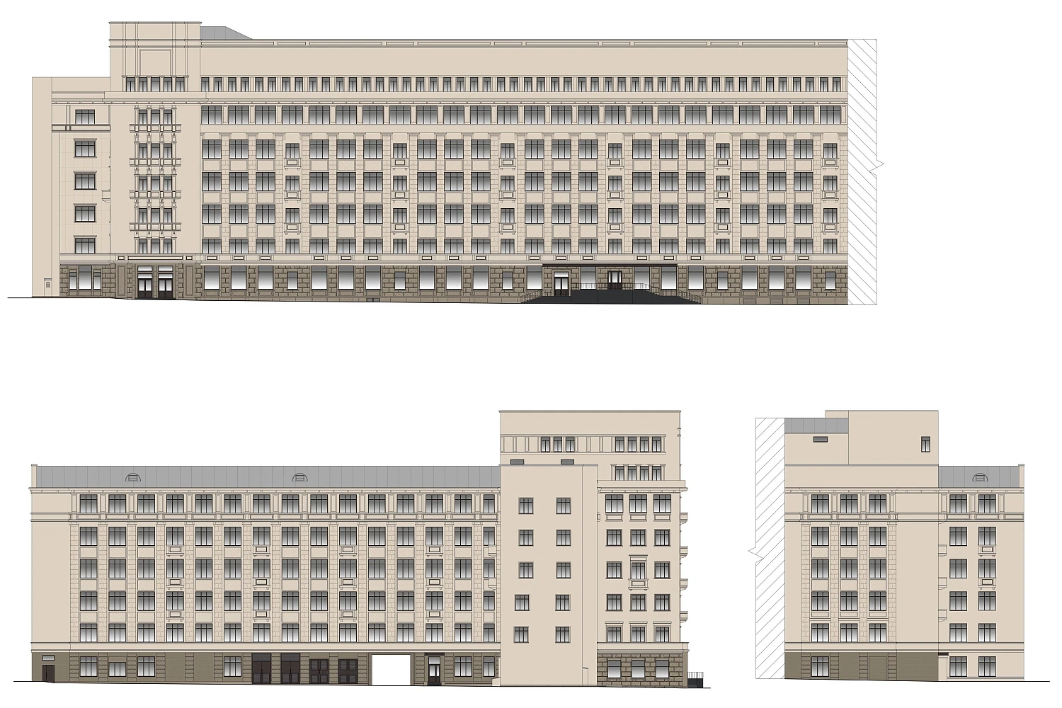Реконструкция здания медицинского центра