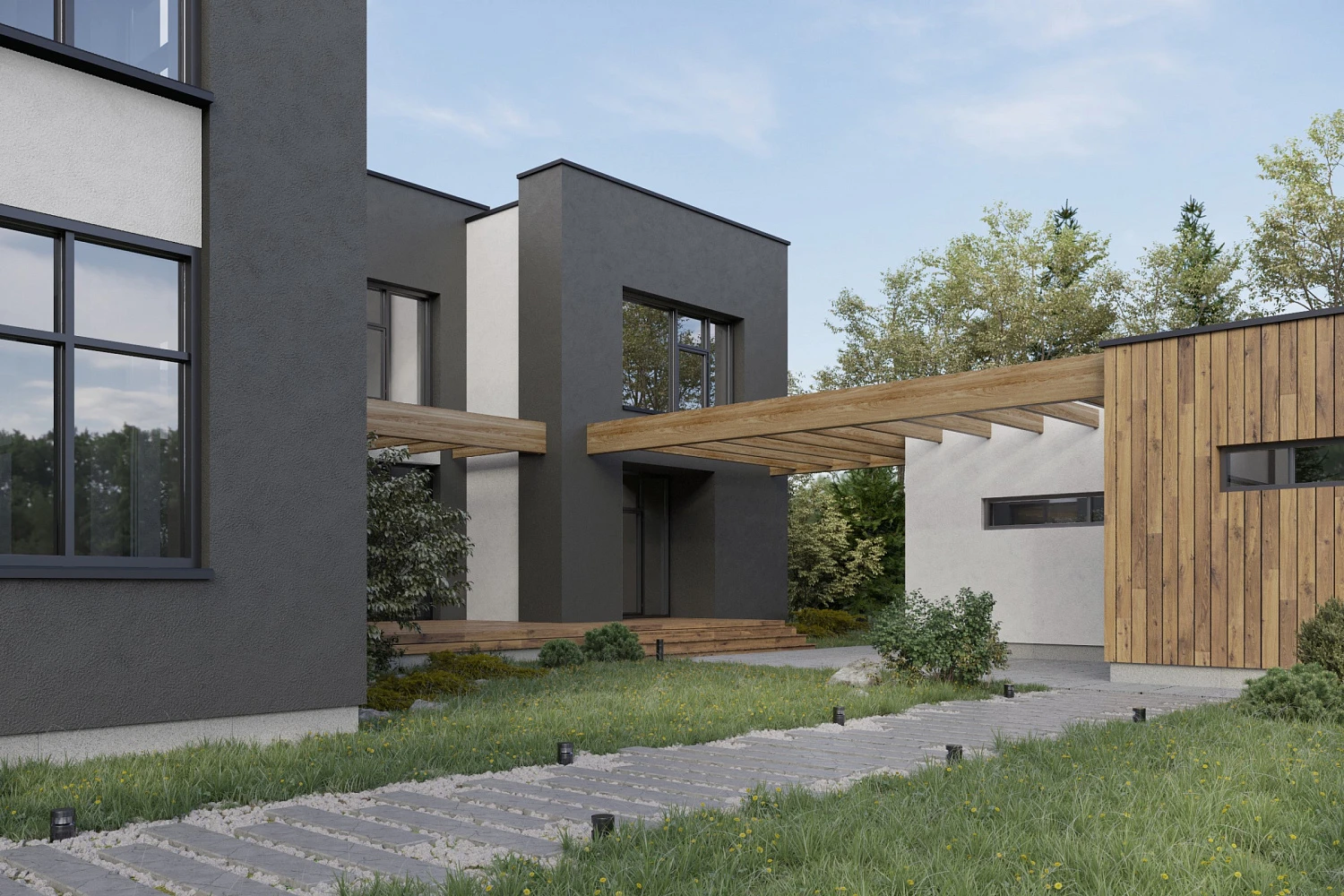 Загородный дом в коттеджном поселке «Миллениум Парк»